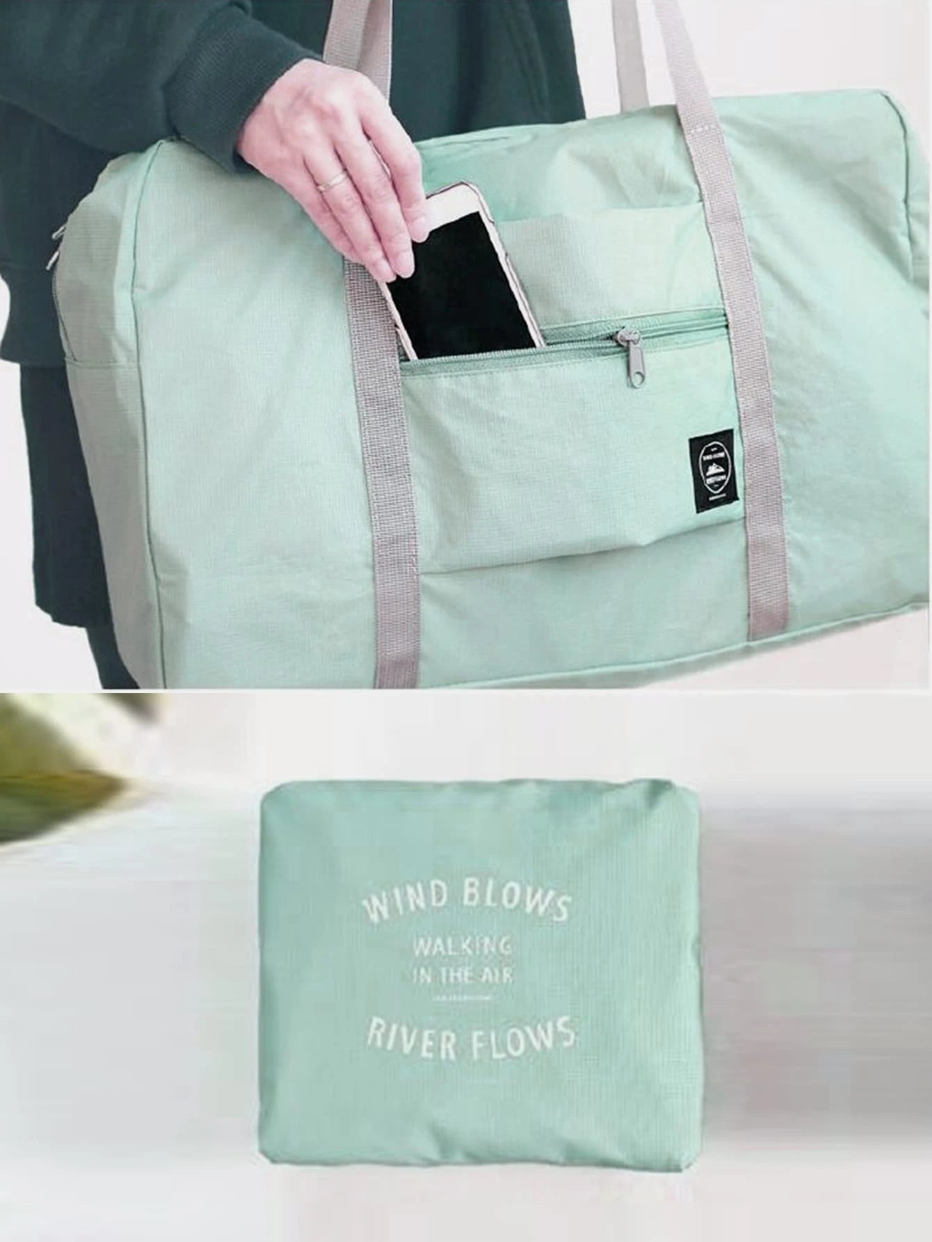 Foldable Large Capacity Travel Organizer Bag, Unisex Waterproof Packing Cubes, Luggage Bag, Overnight Bag, Carry-On Bag, Gym Bag, Work Bag, School Supplies, Weekend Travel Bag, Holiday Outdoor Bag, Bu
