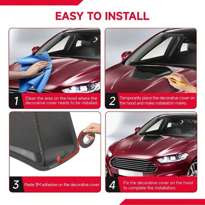 For Nissan 350Z 370Z 2009-2021 Car Air Flow Intake Hood Bonnet Scoop Vent Cover