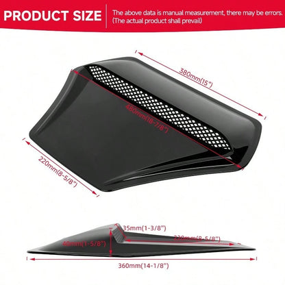 For Nissan 350Z 370Z 2009-2021 Car Air Flow Intake Hood Bonnet Scoop Vent Cover