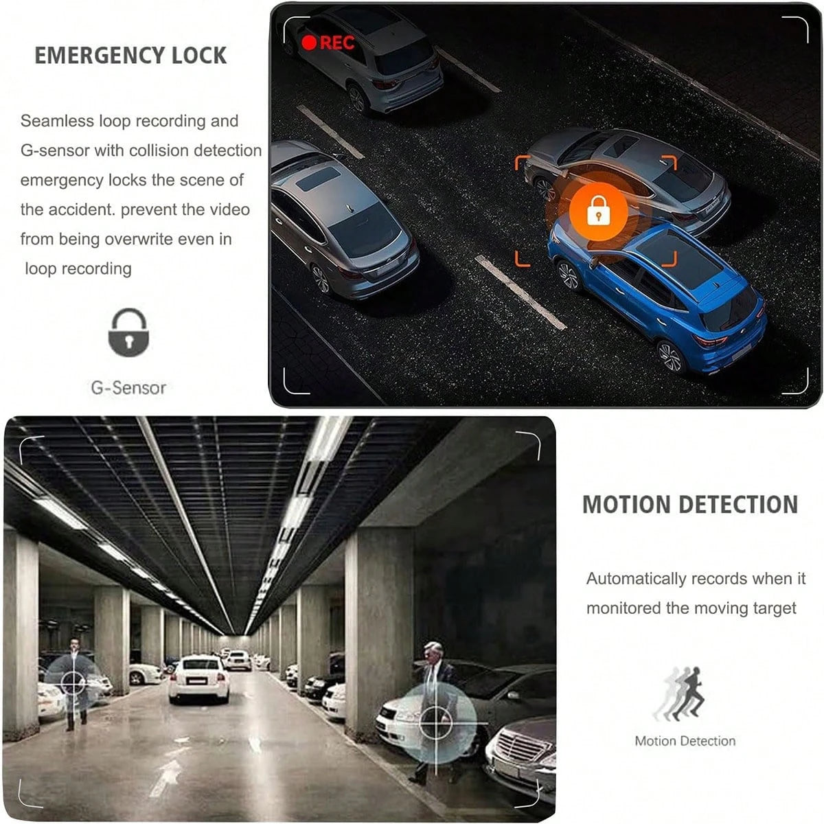 Four-Camera Car Dash Cam- 1080P Front, 720P Front And Rear, Full Car Loop Recording, Supports HD Night Vision, Wide Dynamic Imaging Technology, Reversing Image, A Common Accessory Gift For Driving