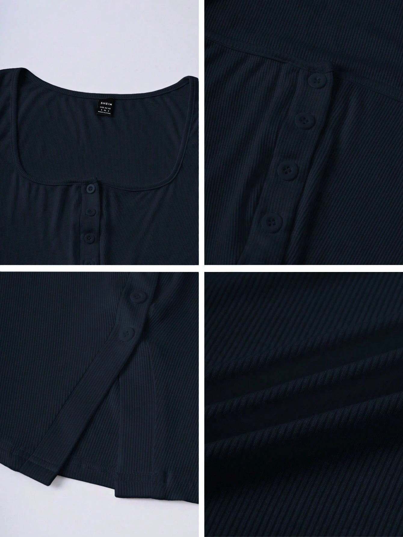 French Square Neck Sleeveless Cropped Knit Camisole, Open Slit Design, Skinny Fit Chic Top For Summer