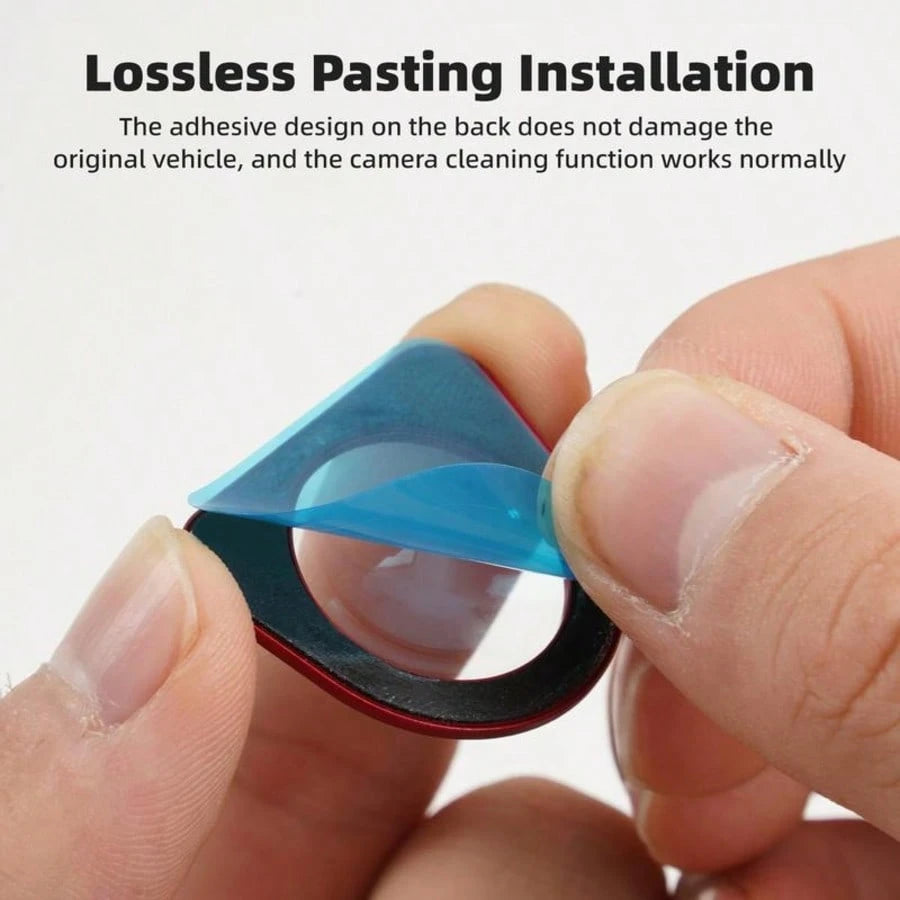 Front Bumper Camera Lens Guard PC Protector 2Pcs For 2025 Tesla Cybertruck Model Y Juniper Model S Model 3