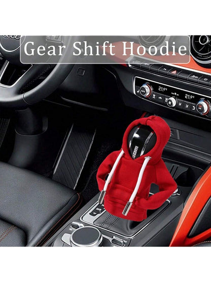 Gear Shift Hoodie, Universal Shift Knob Cover, 4.7 Inch Car Shifter Funny Sweater Hoodie For Gearshift, Automotive Interior Accessories, Polyester