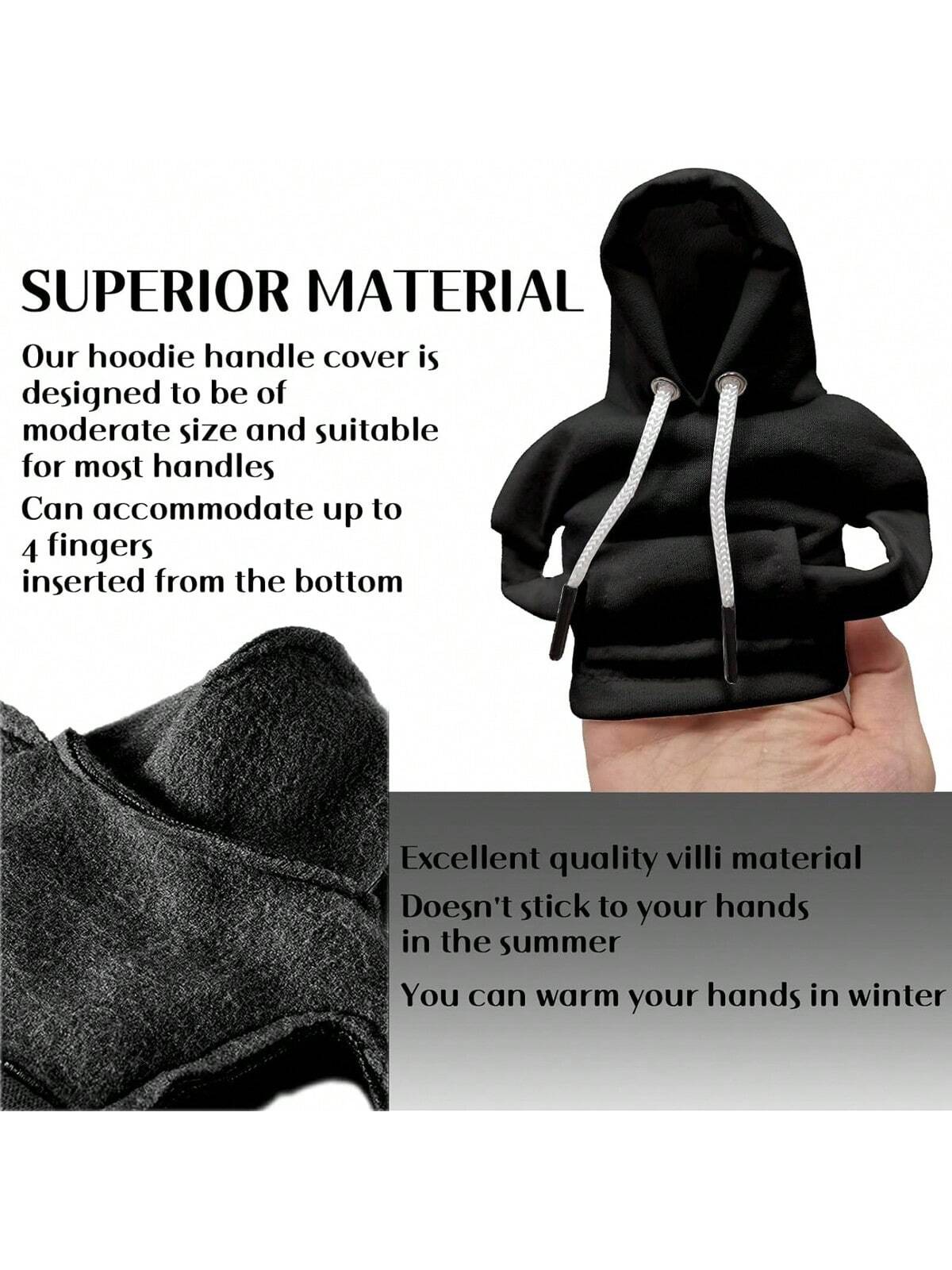 Gear Shift Hoodie, Universal Shift Knob Cover, 4.7 Inch Car Shifter Funny Sweater Hoodie For Gearshift, Automotive Interior Accessories, Polyester
