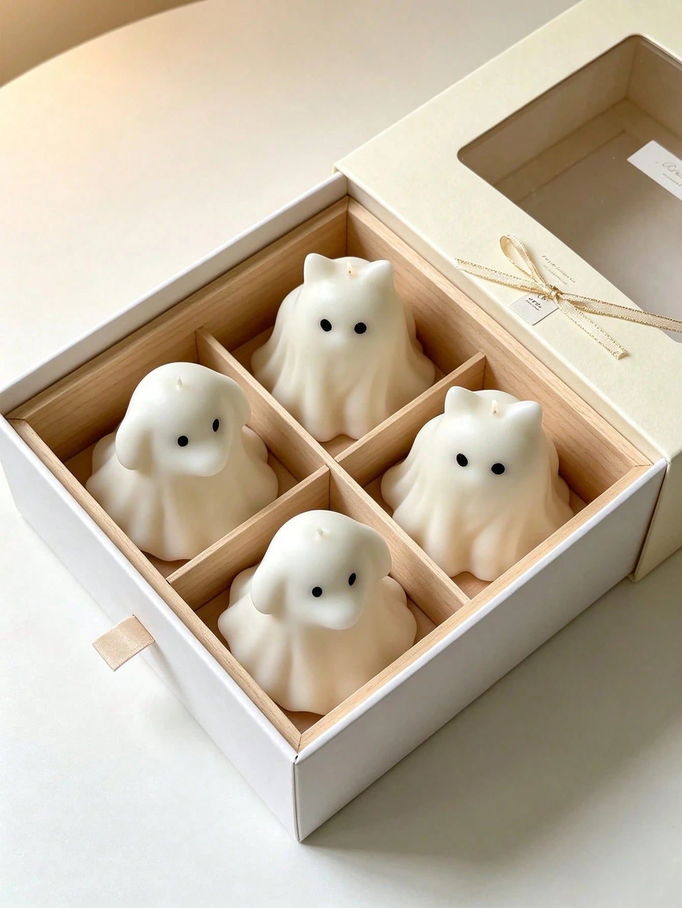 Ghost Dog Or Cat Candle Mold, Suitable For Making Cute Candles And Autumn/Thanksgiving Themed Scented Tea Lights; Can Be Used For Candle Making, Aromatherapy, Handmade Soap Making, Home Decor, Holiday