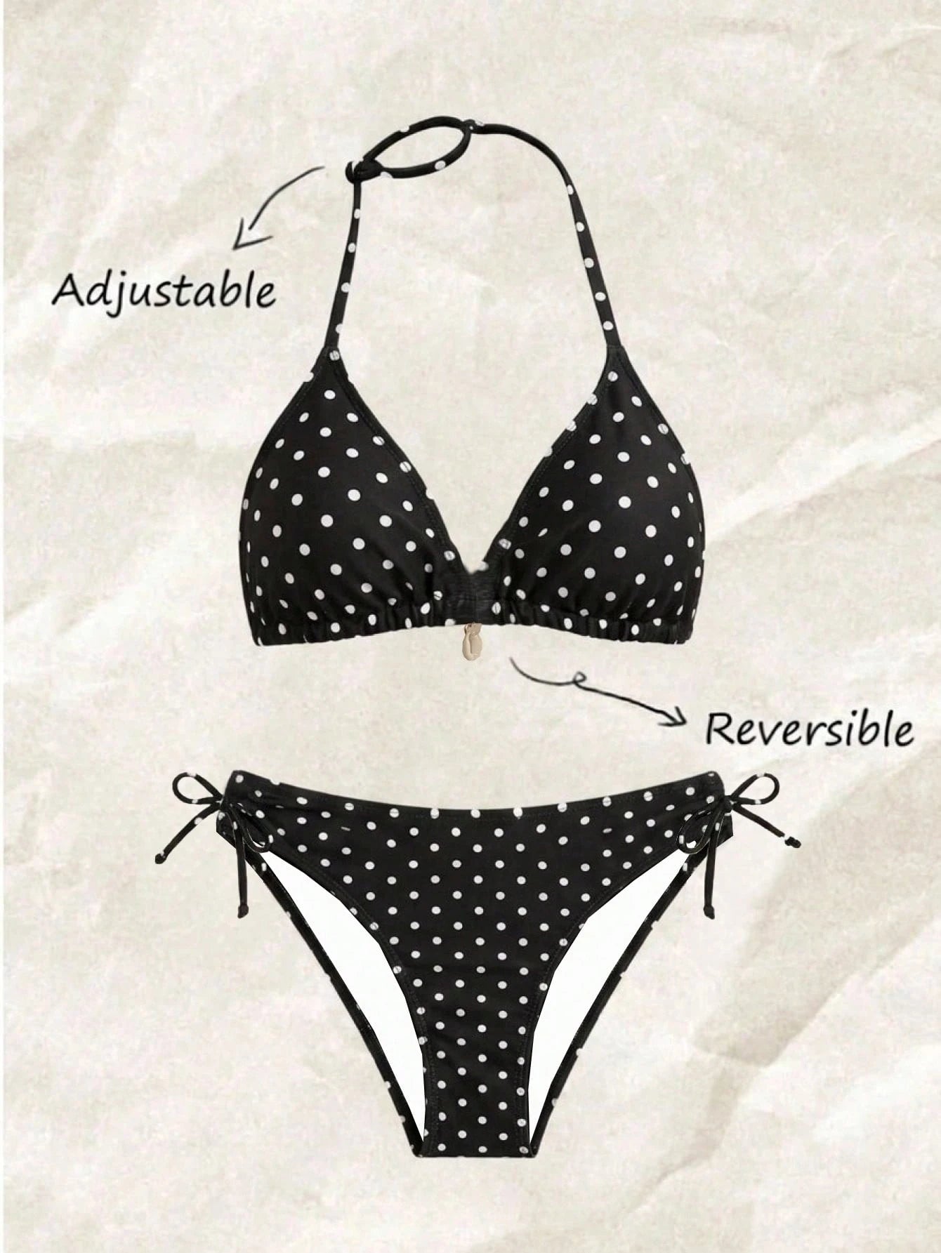 Girlism Tween Girl Tween Girls Casual Comfortable Polka Dot Vacation Bikini Swimwear