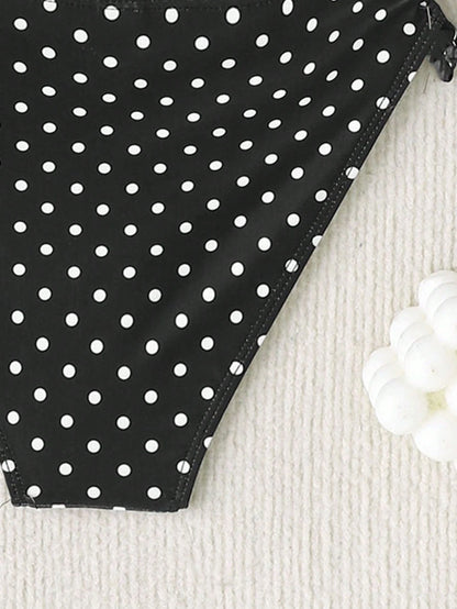 Girlism Tween Girl Tween Girls Casual Comfortable Polka Dot Vacation Bikini Swimwear