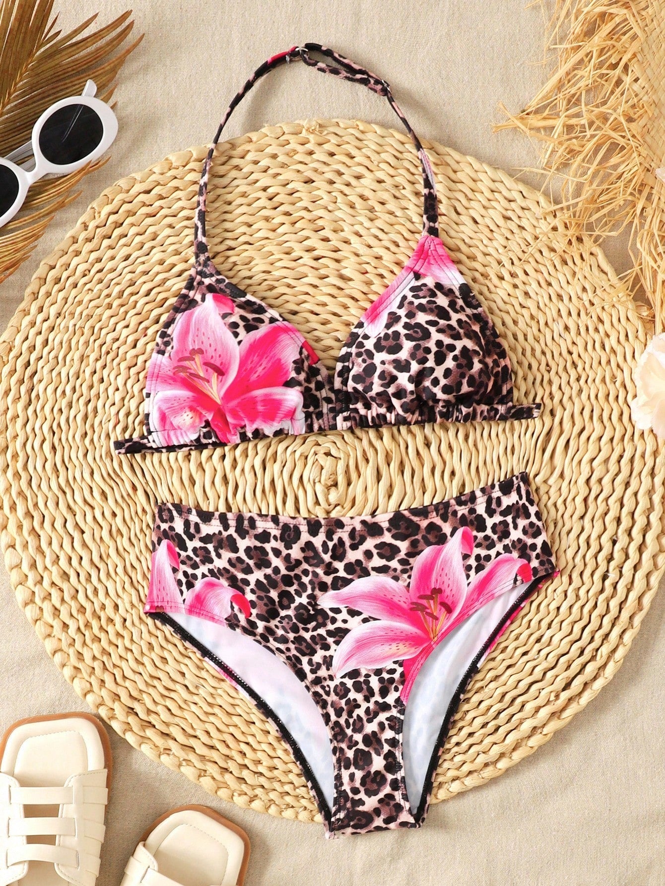 Girlism Tween Girl Tween Girls Casual Comfortable Polka Dot Vacation Bikini Swimwear