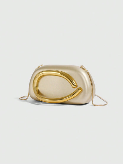 Glamine 1pc PU Clutch Bag, Ideal Choice For Valentine's Day, Comfortable & Fashionable, Stylish Handbag, Personalized Gift Option, 2025 Accessories, Fashionable Style Suitable For All Occasions, Affor