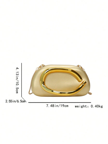 Glamine 1pc PU Clutch Bag, Ideal Choice For Valentine's Day, Comfortable & Fashionable, Stylish Handbag, Personalized Gift Option, 2025 Accessories, Fashionable Style Suitable For All Occasions, Affor
