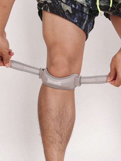 GOUNOD Support Strap Or Men & Women Knee Sleeve, Adjustable Knee Strap For Running, Sports, Basketball, Tennis