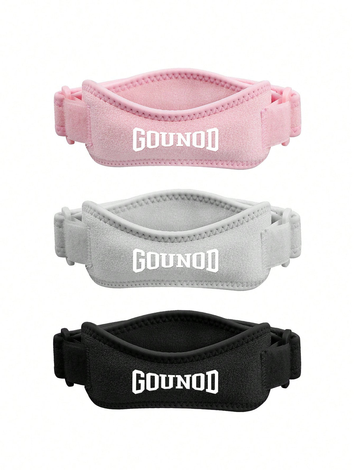 GOUNOD Support Strap Or Men & Women Knee Sleeve, Adjustable Knee Strap For Running, Sports, Basketball, Tennis