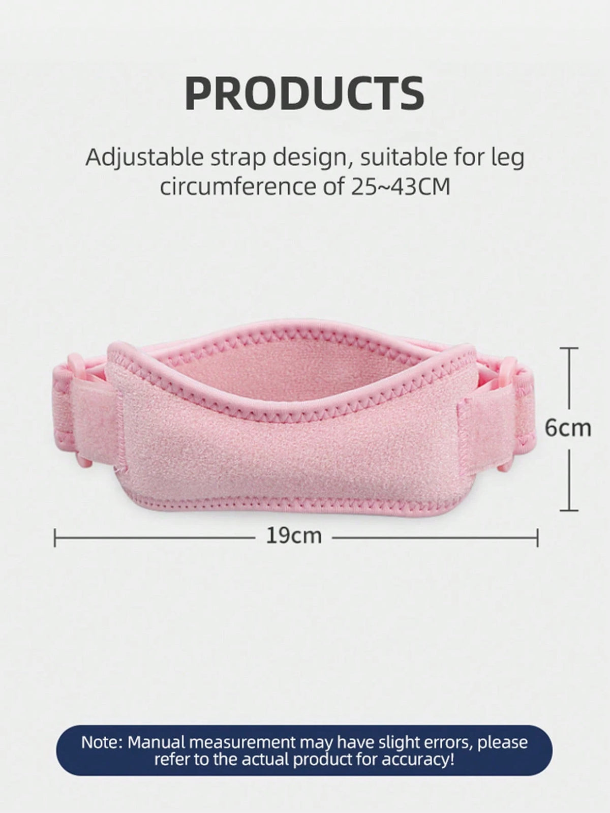 GOUNOD Support Strap Or Men & Women Knee Sleeve, Adjustable Knee Strap For Running, Sports, Basketball, Tennis