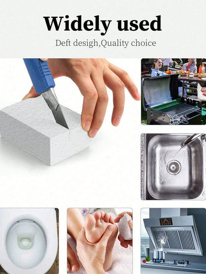 Grill Cleaning Brick, Pumice Stone Grill Cleaner, Stone Cleaning Block, BBQ Cleaning Brush, Suitable For Camping Grill Grate BBQ Dirt Removal Burnt Stains Iron Plate Cleaning, This Product Is A Consum