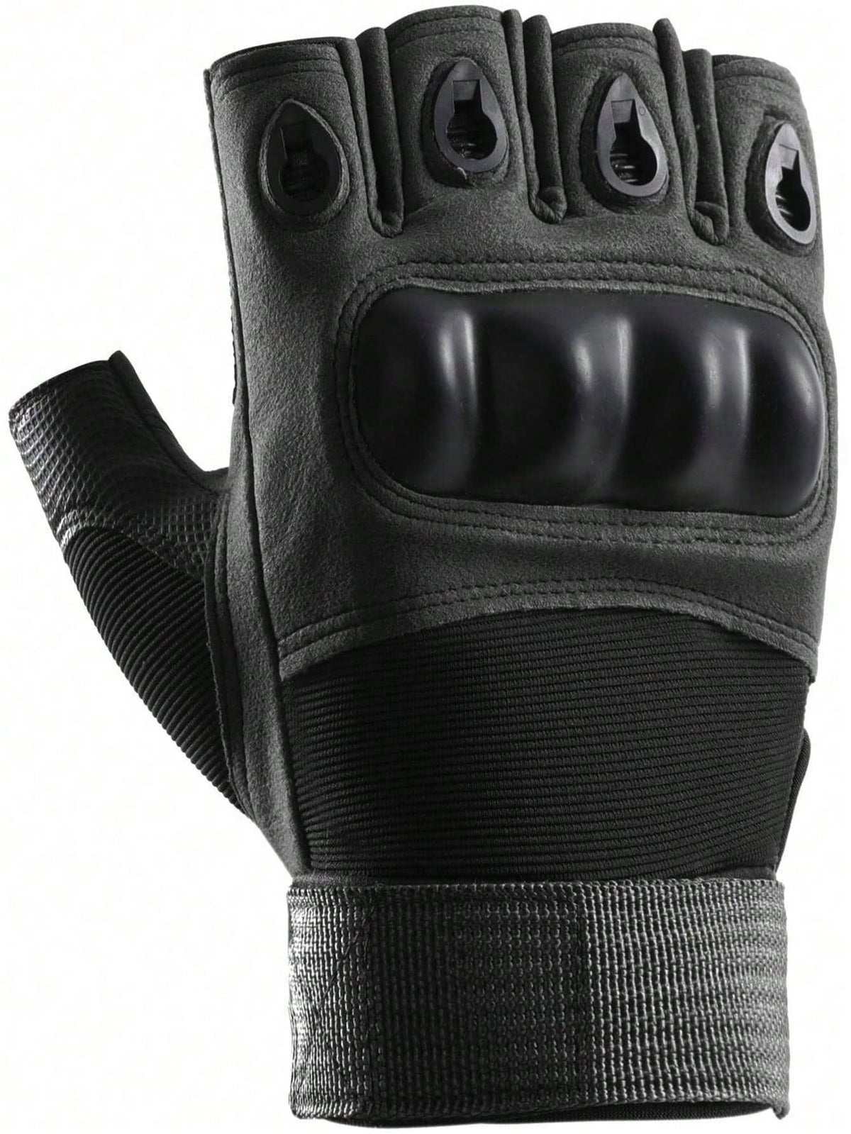 Half-Finger Shell Motorcycle Riding Gloves, Anti-Slip Breathable Protective Outdoor Sports Gloves, Suitable For Cycling, Driving, Climbing, Fitness