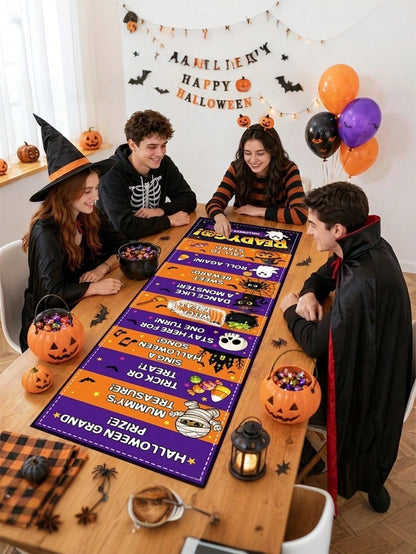 Halloween Funny Party Bottle Rolling Game, Halloween Party Candy Challenge Spinner, Rolling Game Prop, Suitable For Halloween Party Game, Halloween Party Favors, Halloween Party Supplies, Halloween Pa