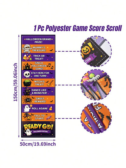 Halloween Funny Party Bottle Rolling Game, Halloween Party Candy Challenge Spinner, Rolling Game Prop, Suitable For Halloween Party Game, Halloween Party Favors, Halloween Party Supplies, Halloween Pa