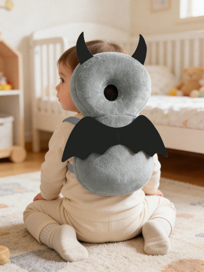 HAPPY WALK Second-Generation Upgraded Baby Anti-Fall Head Protector-Cute Bat Design, Specially Designed For The Crawling And Walking Stages; Large Size.