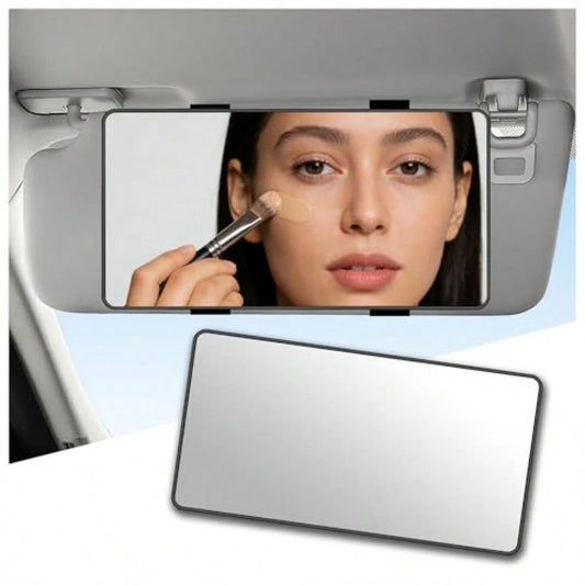 HD Lar Car Mirror Vanity With TrapMultifuncnal CCar Makeup Mirror For Car Un Or Eential Inter Car Acceorie CCar Or Mirror For Car UV Truck Black