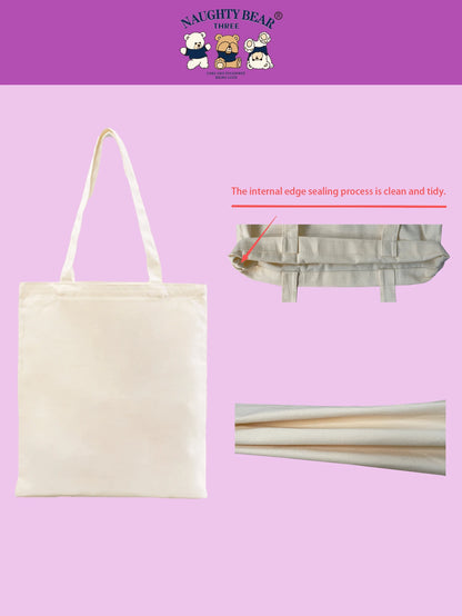 Heart Graphic Canvas Shopper Bag School Bag For Graduate, Teen Girls, Freshman, Sophomore, Junior & Senior In College, University & High School, Perfect For Outdoors,Travel & Back To School Valentine