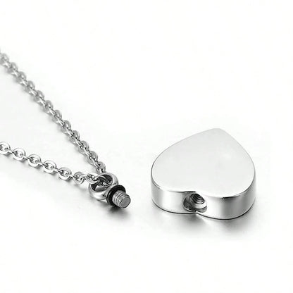 Heart Urn Necklace For Ashes Women Men Cremation Jewelry For Ashes Cremation Necklace In Memory Of Loved One Grandpa Grandma Dad Mom Uncle Aunt Brother Sister Daughter Son