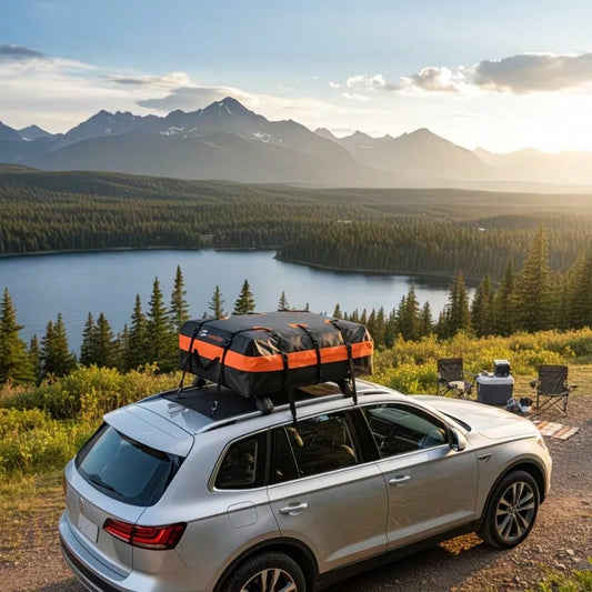 Heavy Duty Waterproof Car Roof Cargo Bag, Universal Roof Storage Bag, Dust-Proof Snow-Proof Rain-Proof Storage Carrier, Suitable For Long-Distance Driving And Family Vacations