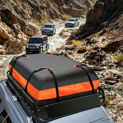 Heavy Duty Waterproof Car Roof Cargo Bag, Universal Roof Storage Bag, Dust-Proof Snow-Proof Rain-Proof Storage Carrier, Suitable For Long-Distance Driving And Family Vacations