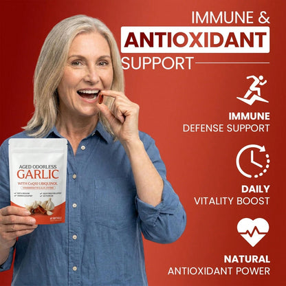 High Demand!Garlic Extract 600mg Softgels (60 Count)- Odorless Aged Garlic Extra....Women Daily Nutrient Support!