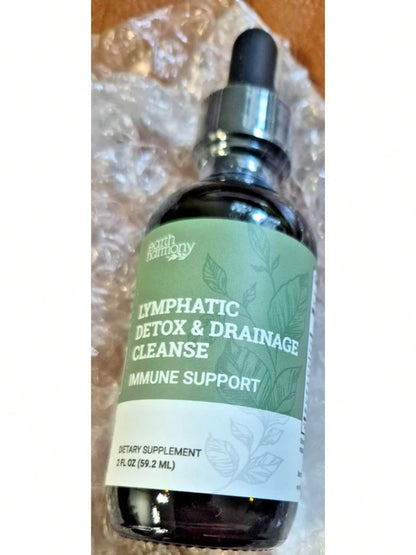 High Demand!Lymphatic Drainage Drops, Lymph Detox- Supplement W Soursop Cat'S Claw Bark, As.Women Daily Nutrient Support!