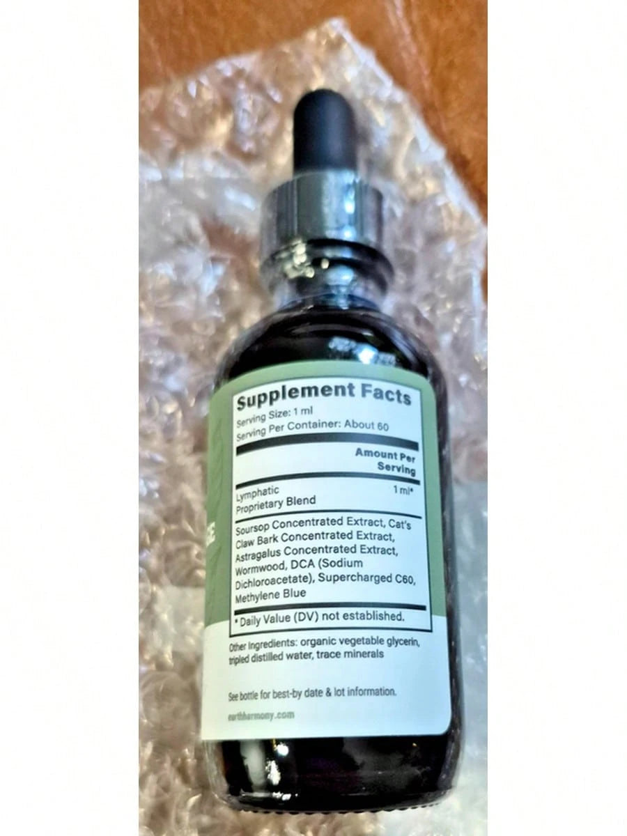 High Demand!Lymphatic Drainage Drops, Lymph Detox- Supplement W Soursop Cat'S Claw Bark, As.Women Daily Nutrient Support!