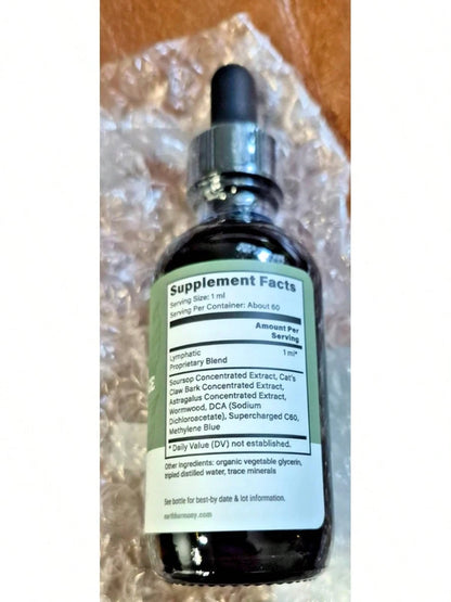 High Demand!Lymphatic Drainage Drops, Lymph Detox- Supplement W Soursop Cat'S Claw Bark, As.Women Daily Nutrient Support!