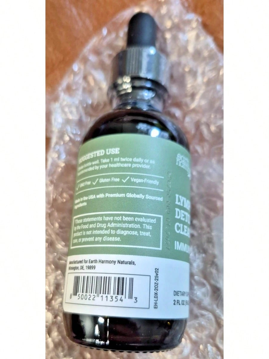 High Demand!Lymphatic Drainage Drops, Lymph Detox- Supplement W Soursop Cat'S Claw Bark, As.Women Daily Nutrient Support!