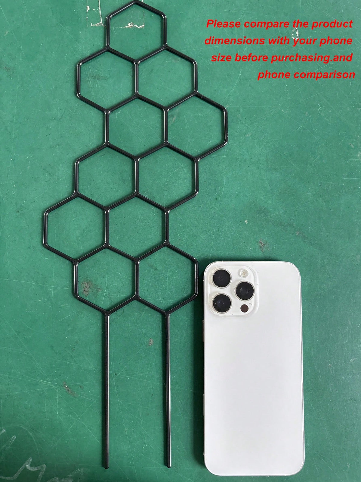 Honeycomb Shaped Plant Climbing Trellis, Outdoor Potted Plant Support, Rust-Resistant Plastic Rack Suitable For Potted Vines And Flowers, Space-Saving Support For Indoor And Outdoor Gardens