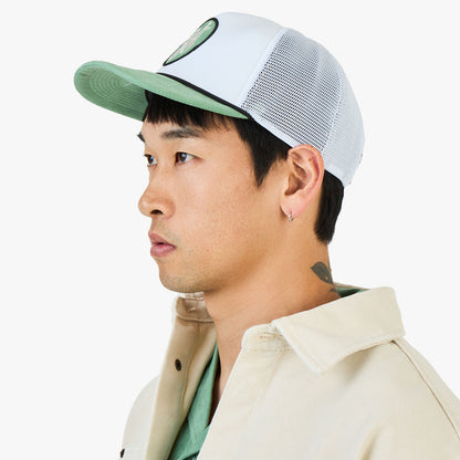 Honor The Gift H Patch Trucker Cap / Bone