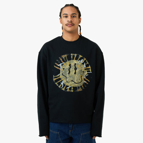 Honor The Gift I Can See Through Your Bullshit Crewneck / Black