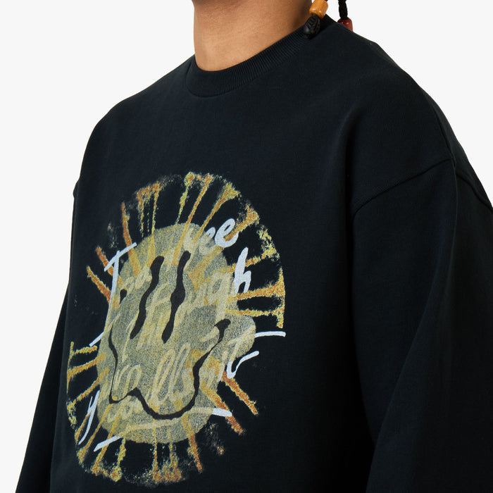 Honor The Gift I Can See Through Your Bullshit Crewneck / Black