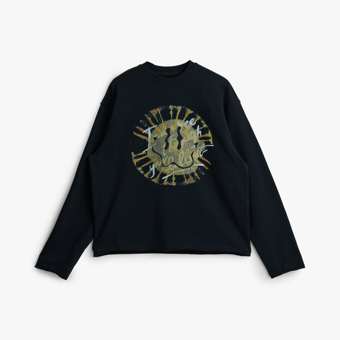 Honor The Gift I Can See Through Your Bullshit Crewneck / Black