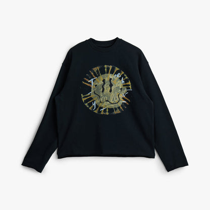 Honor The Gift I Can See Through Your Bullshit Crewneck / Black