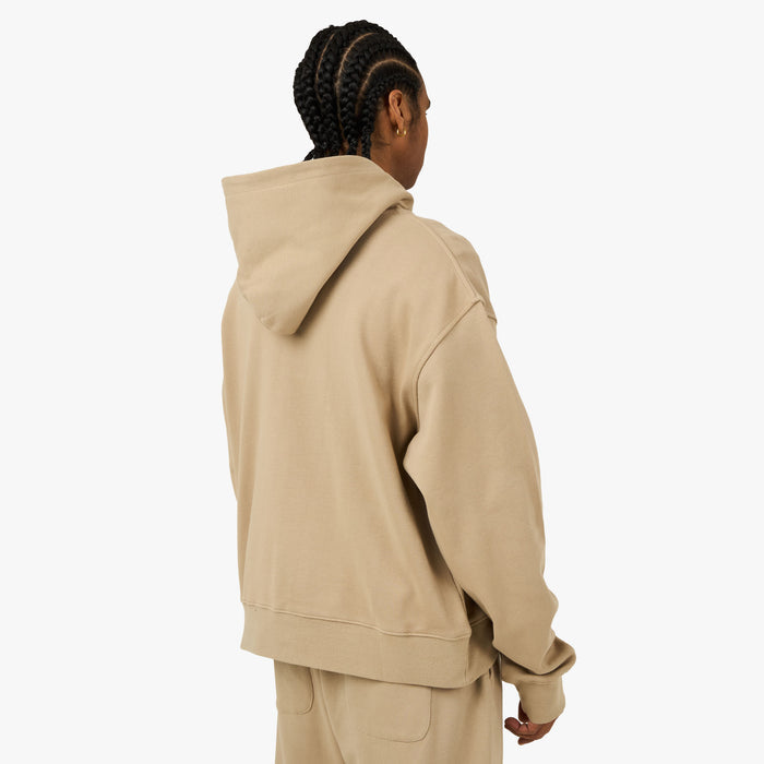 Honor The Gift Reverse Hoodie Pebble