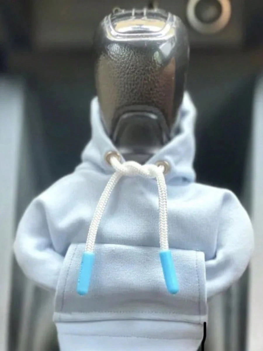 Hoodie Car Gear Shift Cover Fashion Gearshift Hoodie Car Gear Shift Knob Cover Manual Handle Gear Sweatshirt Change Lever Cover