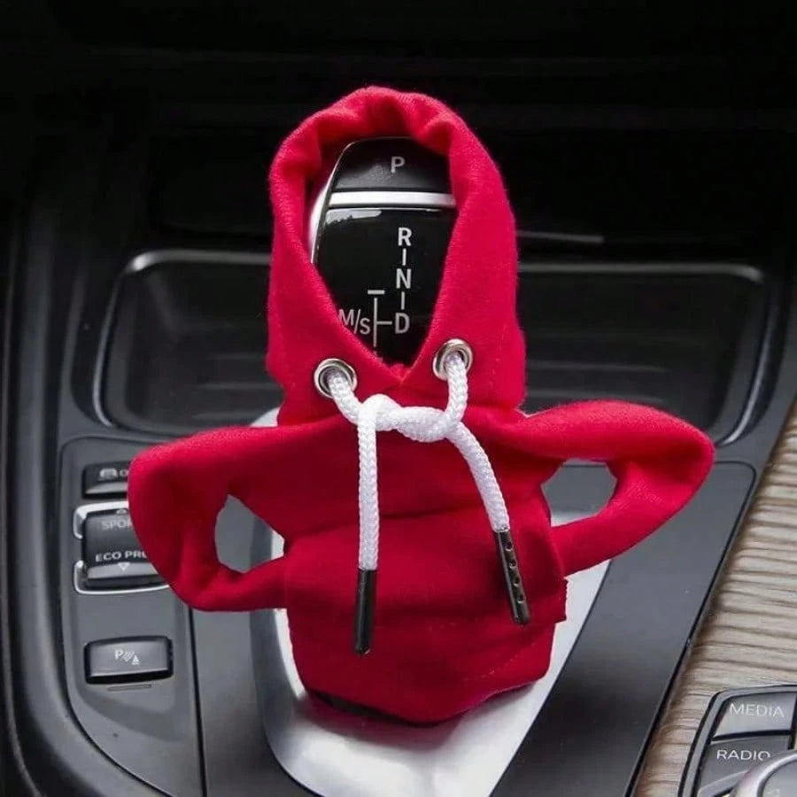 Hoodie Car Gear Shift Cover Fashion Gearshift Hoodie Car Gear Shift Knob Cover Manual Handle Gear Sweatshirt Change Lever Cover
