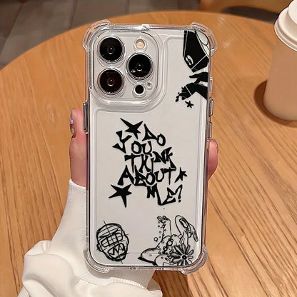 Hot Selling ATP Album NSQK Phone Case For 17 16e 16 15 14 13 12 11 Mini Pro Max Air X XR XSMAX 8 7 Plus Shockproof Transparent Soft Back Case, Daily Use Case, Anime Theme, Durable Material, UV Printi