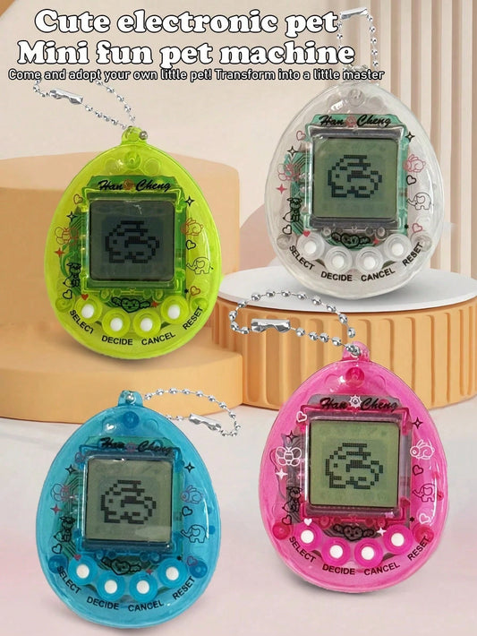 Hot Selling Electronic Pet Handheld Retro Game Console, Children's Educational Toy, Pendant Gift, Mini Electronic Pet, Student Game Console, Children's Gift