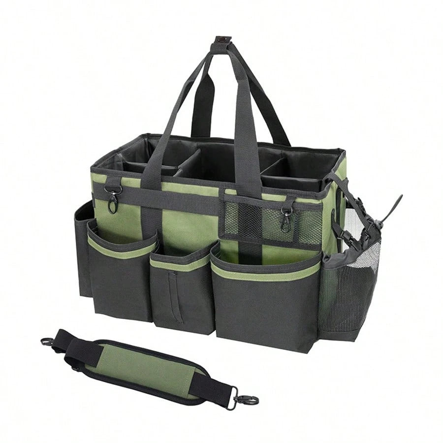 Household Sink And Car Cleaning Tool Storage Bag Portable Wearable Storage Box With Shoulder Strap Large Capacity Tool Kit
