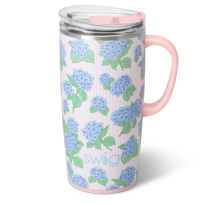 Hydrangeas Travel Mug 22oz