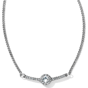 Illumina Bar Necklace Silver