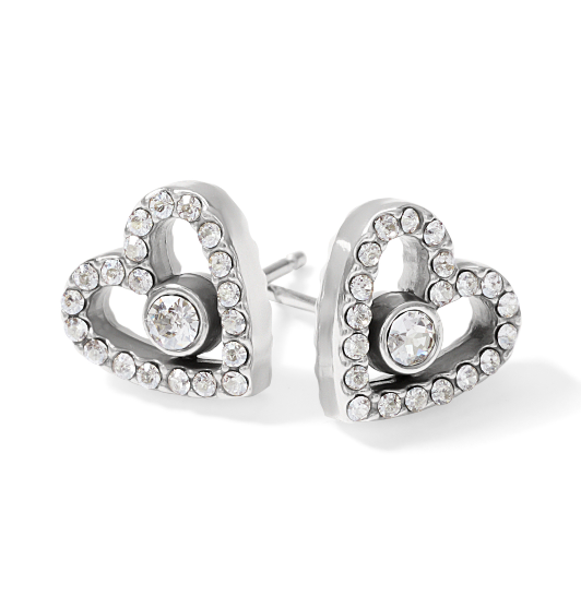 Illumina Love Post Earrings Silver OS