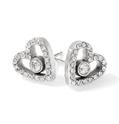 Illumina Love Post Earrings Silver OS