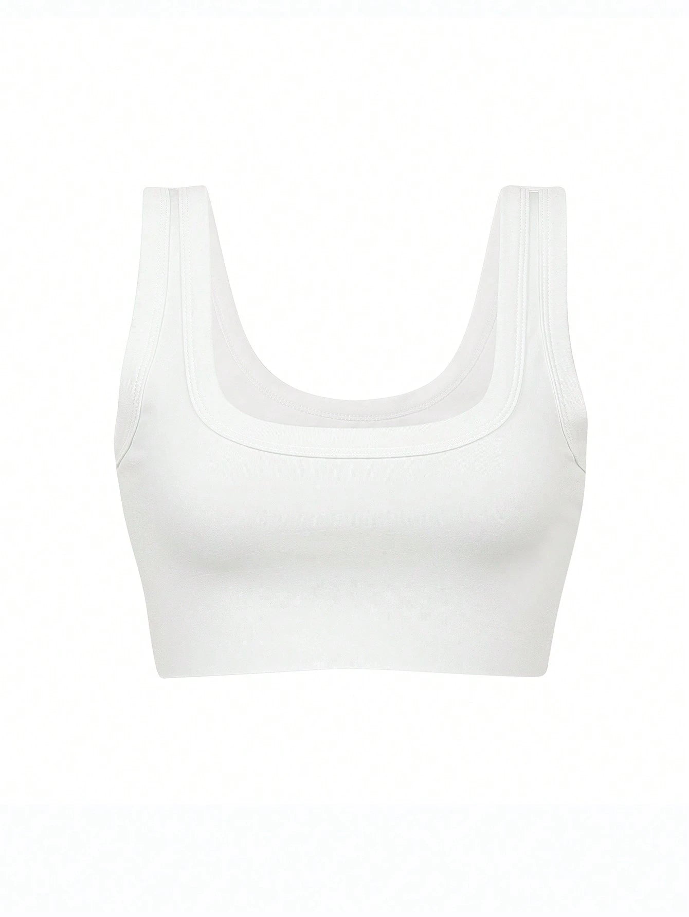 INAWLY Women's Solid Color Simple Daily Tank Top