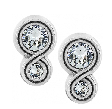 Infinity Sparkle Post Earrings